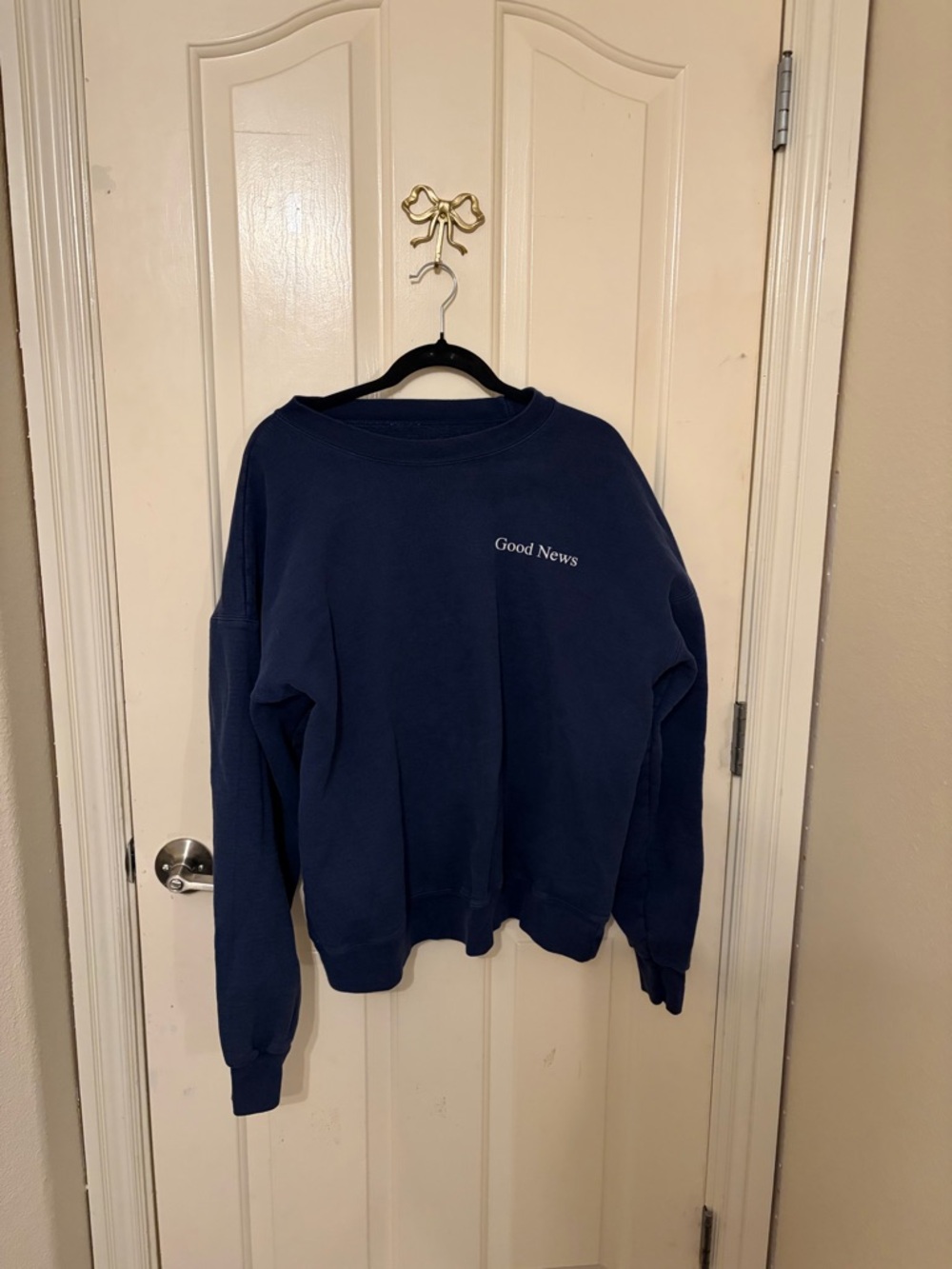 Men’s Navy Crewneck Sweatshirt - Classic Everyday Pullover